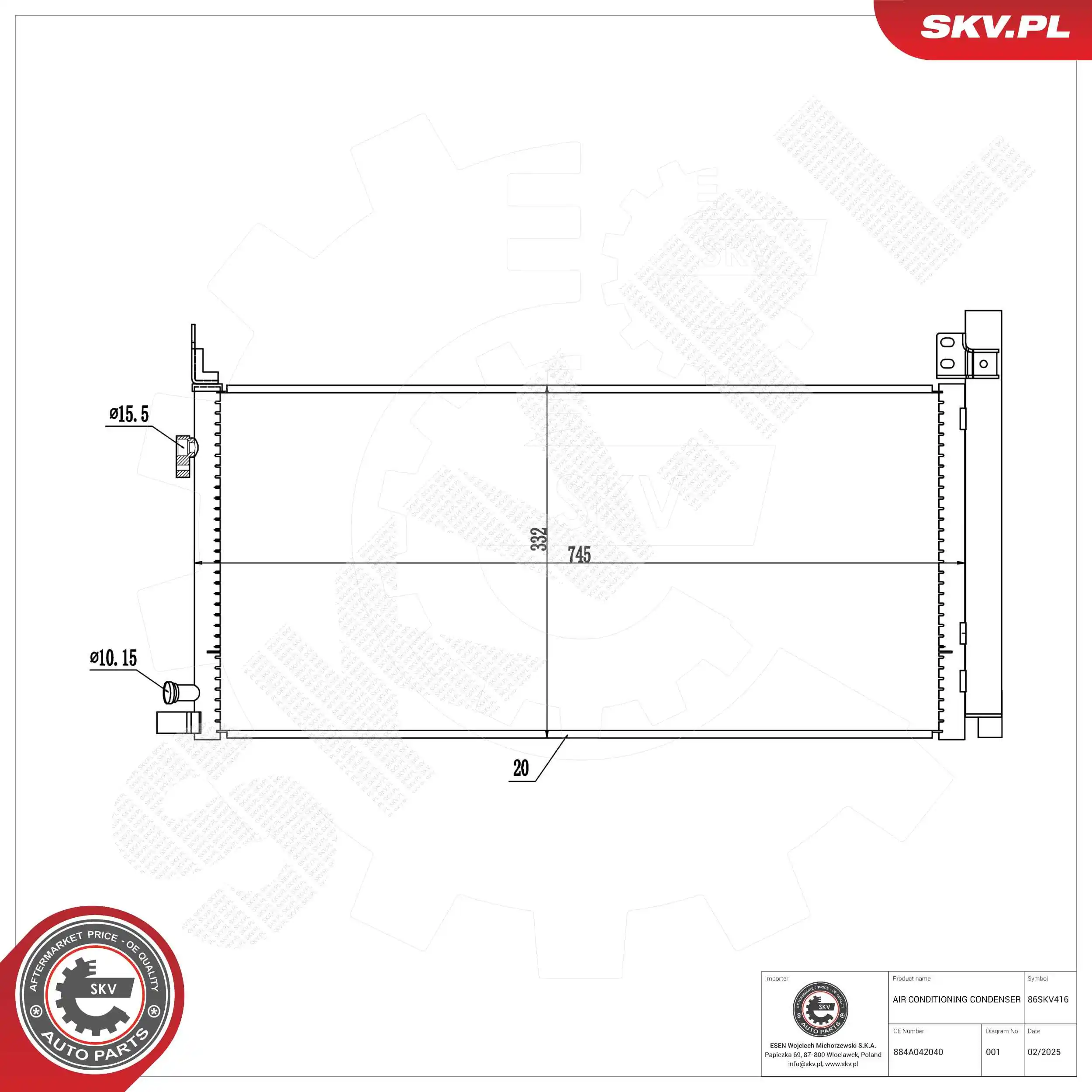 Condenser, air conditioning